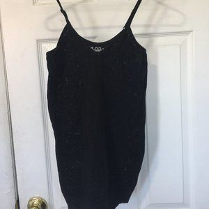 FP Black Lace Tank Top! V-Neck (M/L)